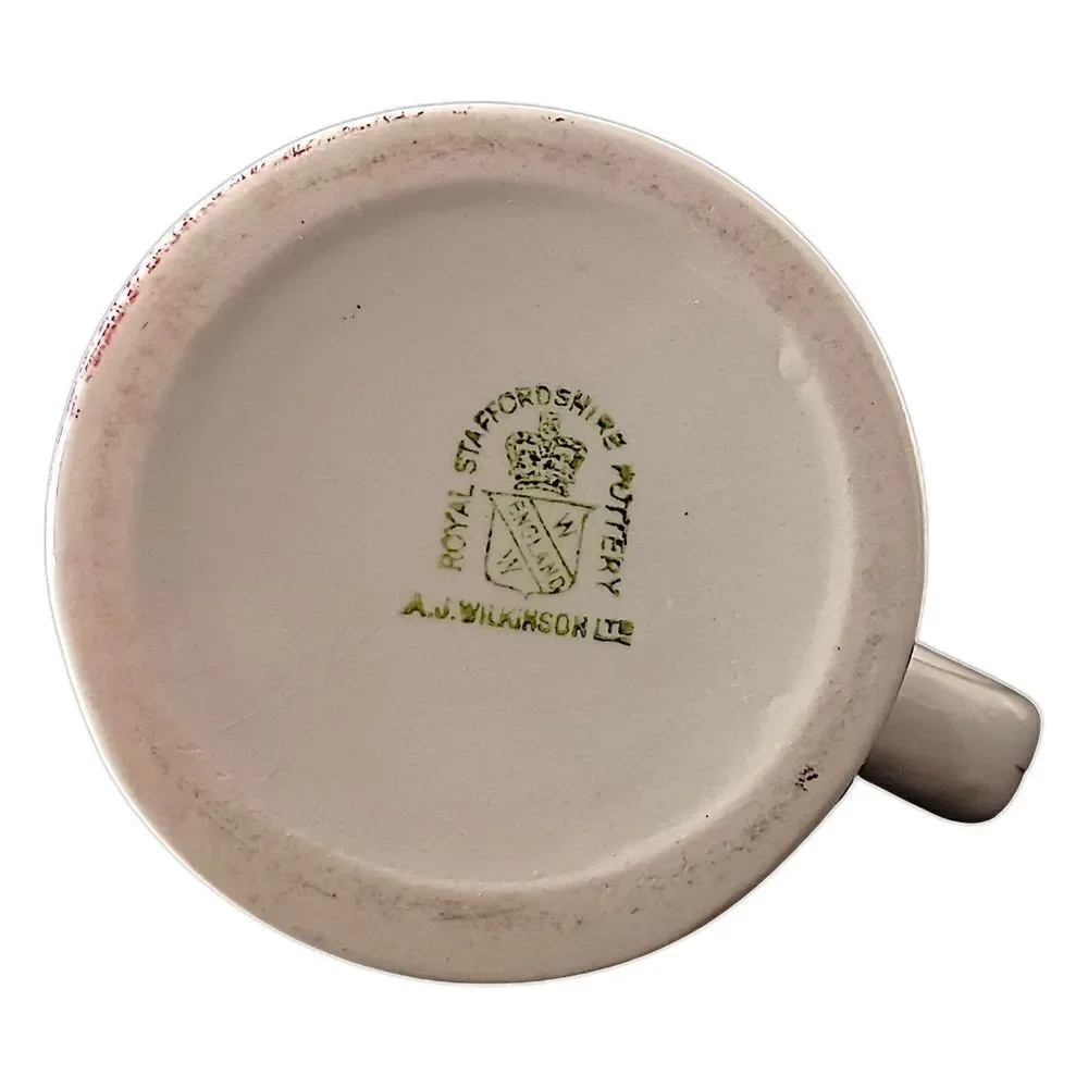 Royal Staffordshire Wilkinson‎ Tankard Stein Mug ANTIQUE Carnarvon Castle Red.